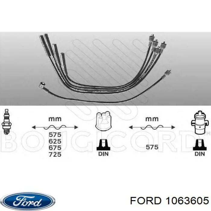 Comprar 1063605 Ford Cable de bujía