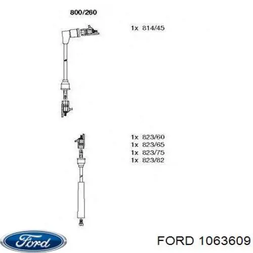 1063609 Ford juego de cables de encendido