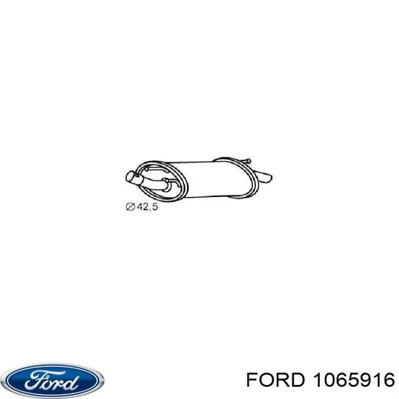 1065916 Ford silenciador posterior