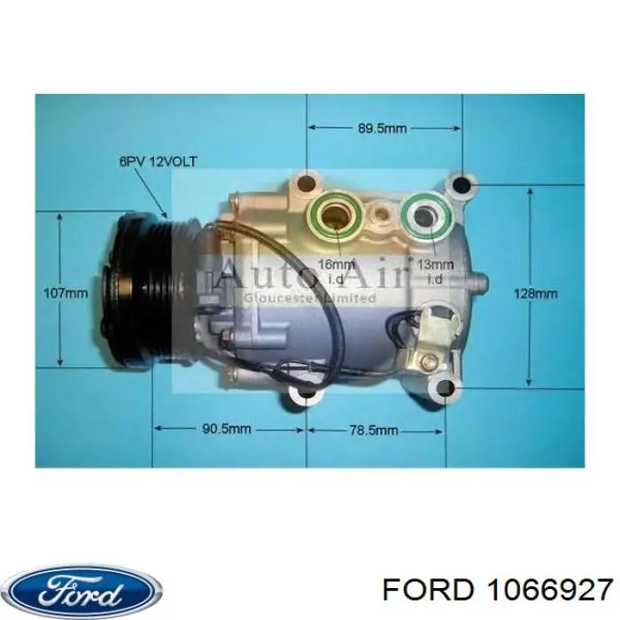 1066927 Ford compresor de aire acondicionado