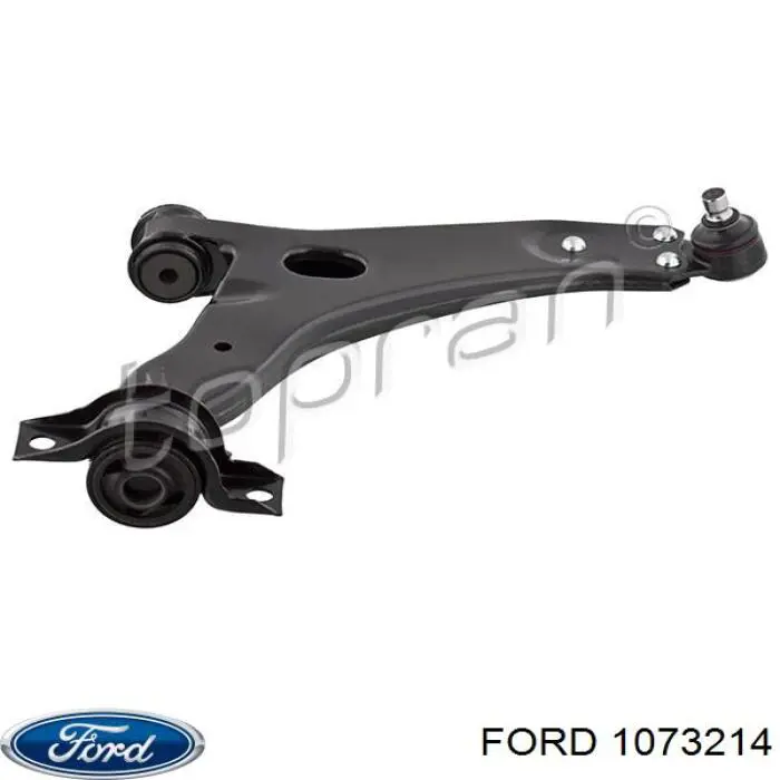 1073214 Ford barra oscilante, suspensión de ruedas delantera, inferior derecha