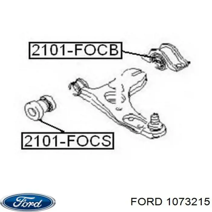 Brazo inferior izquierdo de la suspensión delantera Ford 1073215 precio, desde 47,92 EUR