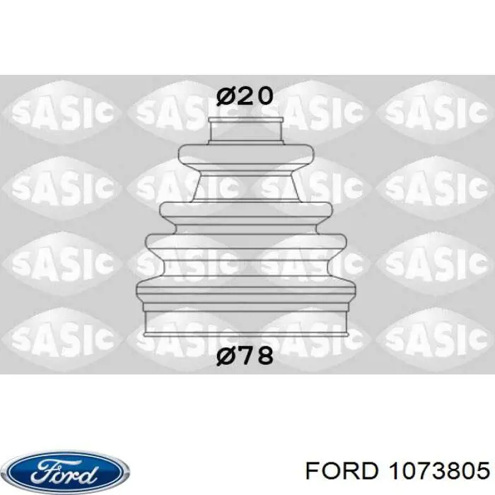 Fuelle de palier delantero exterior 1073805 Ford