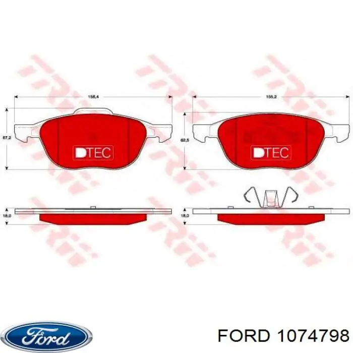  Soporte de radiador Ford Mondeo 1