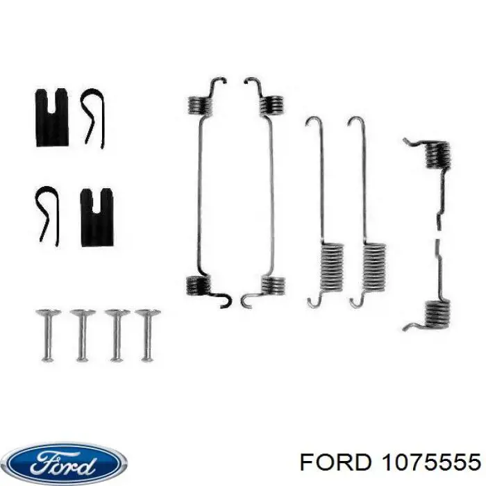 1075555 Ford kit de montaje, zapatas de freno traseras