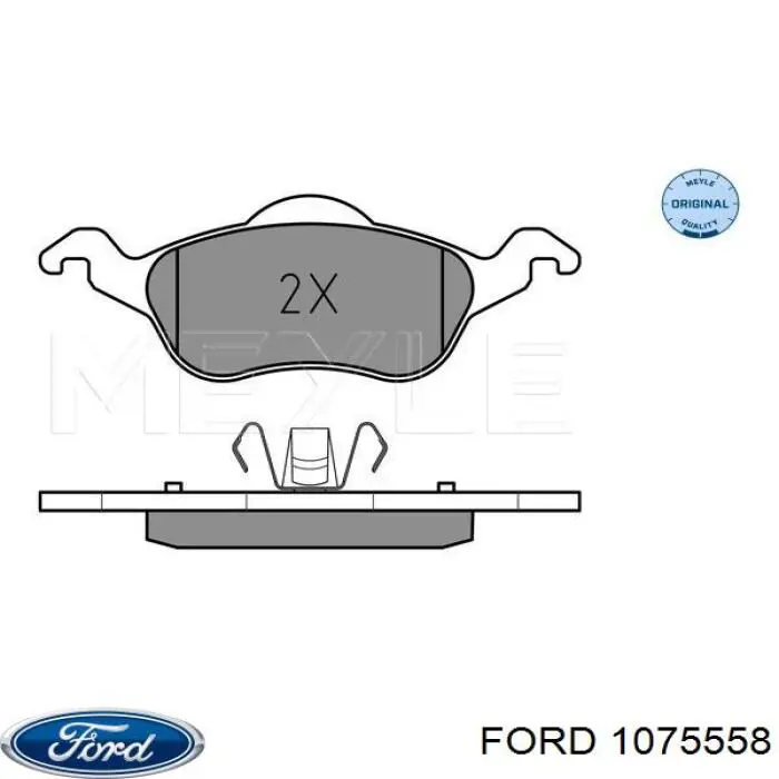 1075558 Ford pastillas de freno delanteras