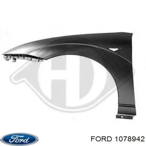 Guardabarros delantero izquierdo para Ford Focus (DFW)