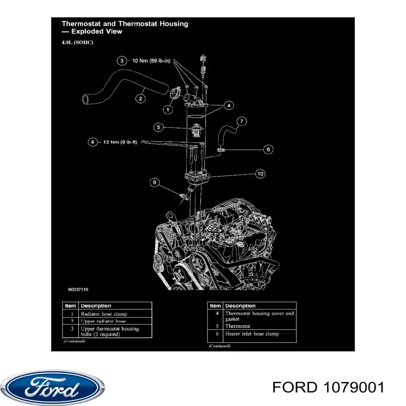 Muñón del eje, suspensión de rueda, delantero izquierdo para Ford Focus (DNW)