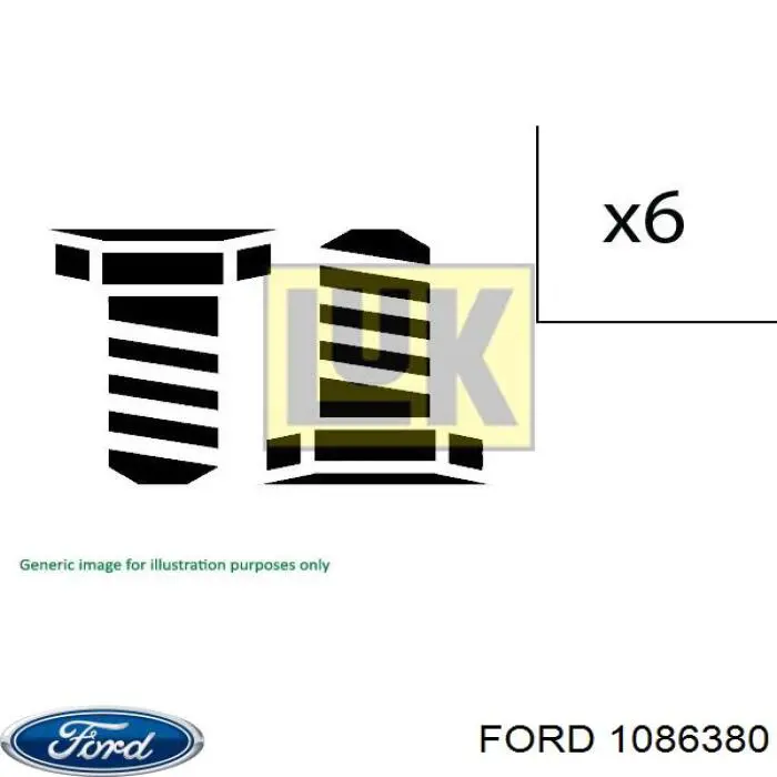 1086380 Ford juego de cables de encendido