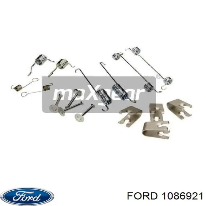 Juego de montaje, zapatas de freno traseras para Ford Escort (ANL)