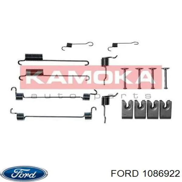 Juego de montaje, zapatas de freno traseras para Ford Escort (GAL)