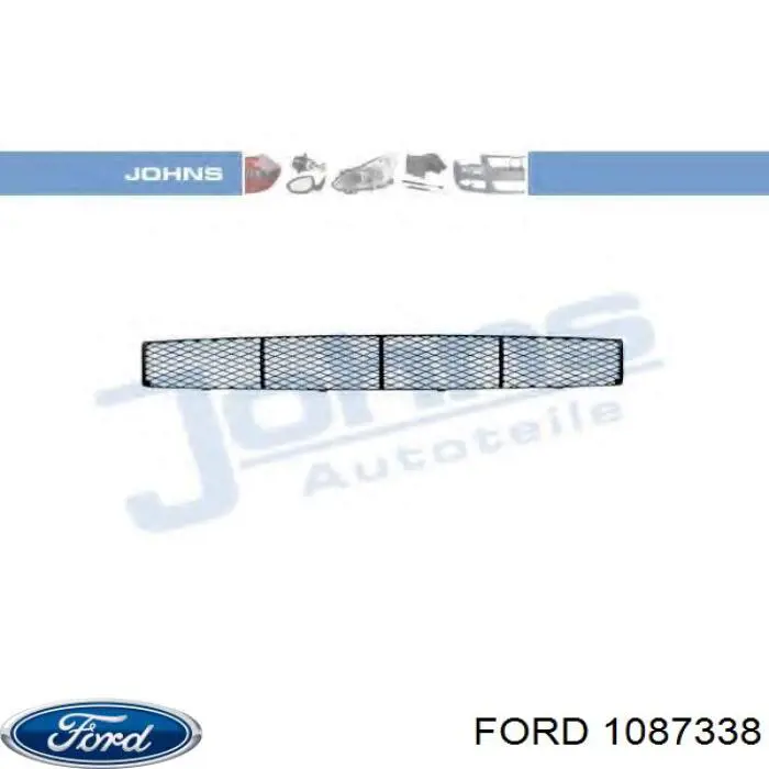 1087338 Ford rejilla de ventilación, parachoques delantero