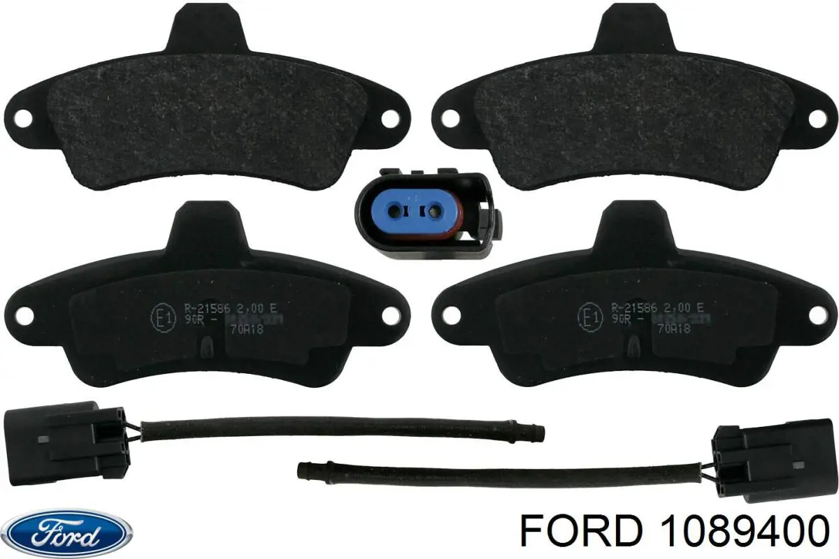 1089400 Ford pastillas de freno traseras