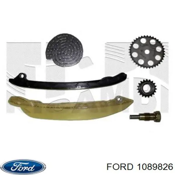 1089826 Ford carril de deslizamiento, cadena de distribución izquierdo