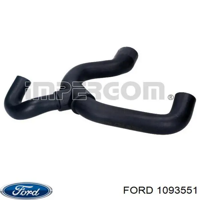 1093551 Ford manguera refrigerante para radiador inferiora