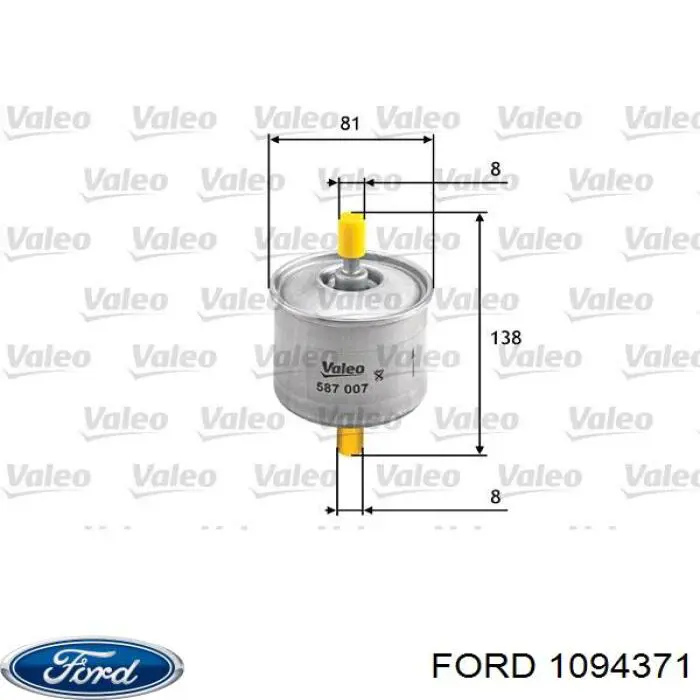 Filtro combustible Ford Ka RBT