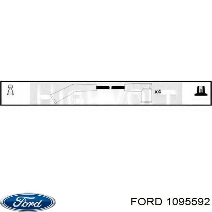 1095592 Ford juego de cables de encendido