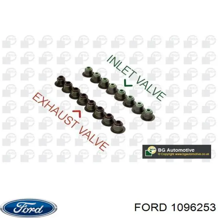 Sello De Aceite De Valvula (Rascador De Aceite) Entrada/Salida para Ford Mondeo (B5Y)