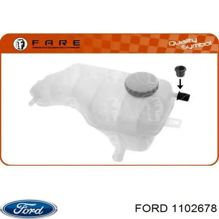 1102678 Ford vaso de expansión