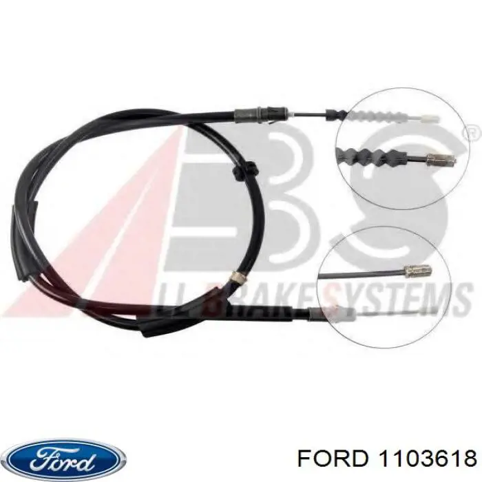 Comprar 1103618 Ford Cable de freno de mano trasero derecho/izquierdo