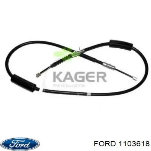 Cable de freno de mano trasero derecho/izquierdo Ford 1103618 precio, desde 17,45 EUR