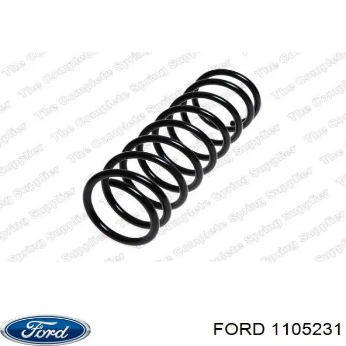 1105231 Ford muelle de suspensión eje trasero