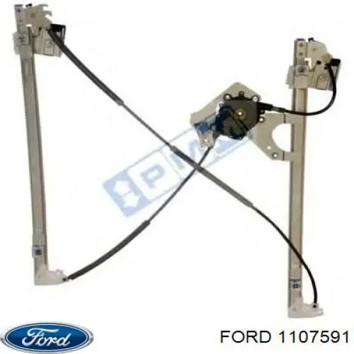 1107591 Ford mecanismo de elevalunas, puerta delantera derecha