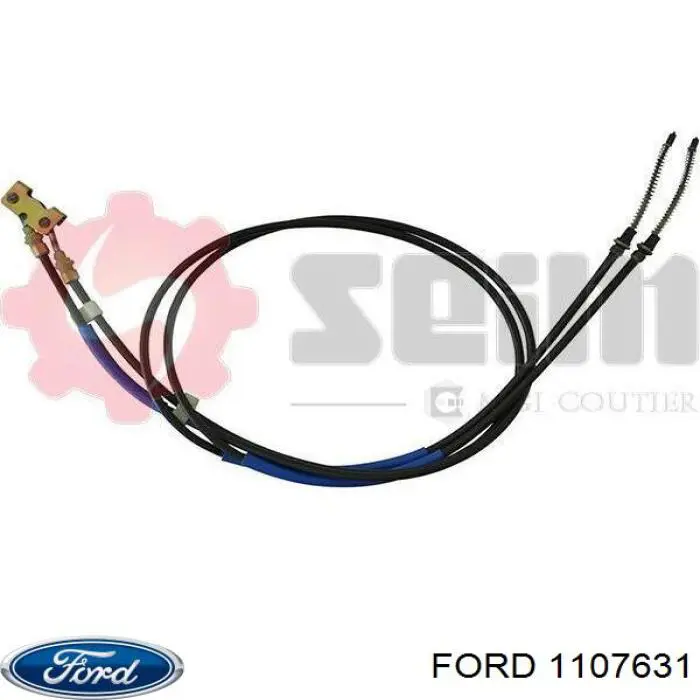 1107631 Ford cable de freno de mano trasero derecho/izquierdo