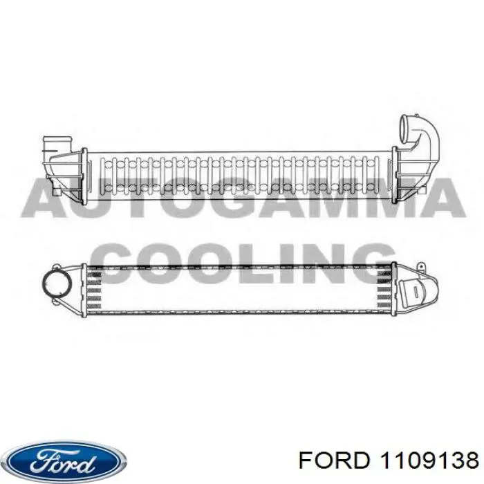 1109138 Ford intercooler