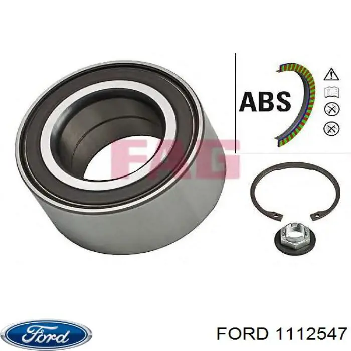 Cojinete de rueda delantero Ford 1112547 precio, desde 25,54 EUR