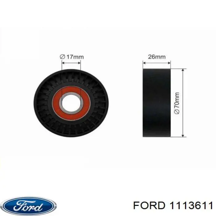 Comprar 98FF3K738BG Ford Tensor de la correa trapecial