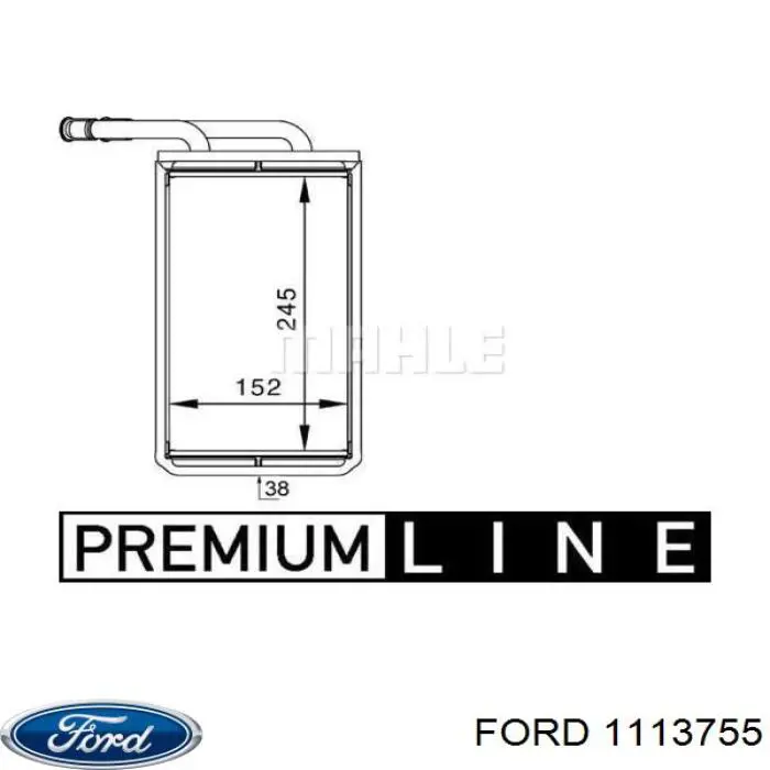 Comprar 1113755 Ford Radiador calefacción
