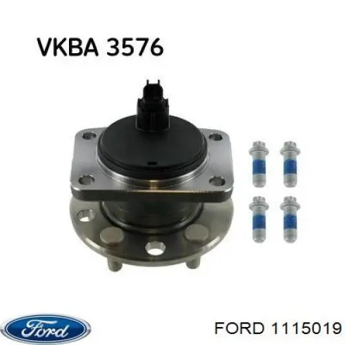 Cubo de rueda trasero Jaguar X-type CF1