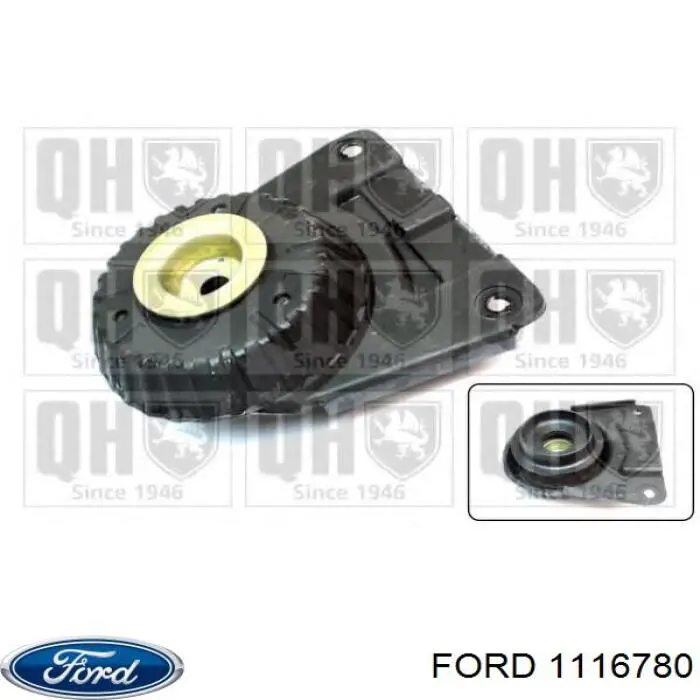 1116780 Ford copela de amortiguador trasero