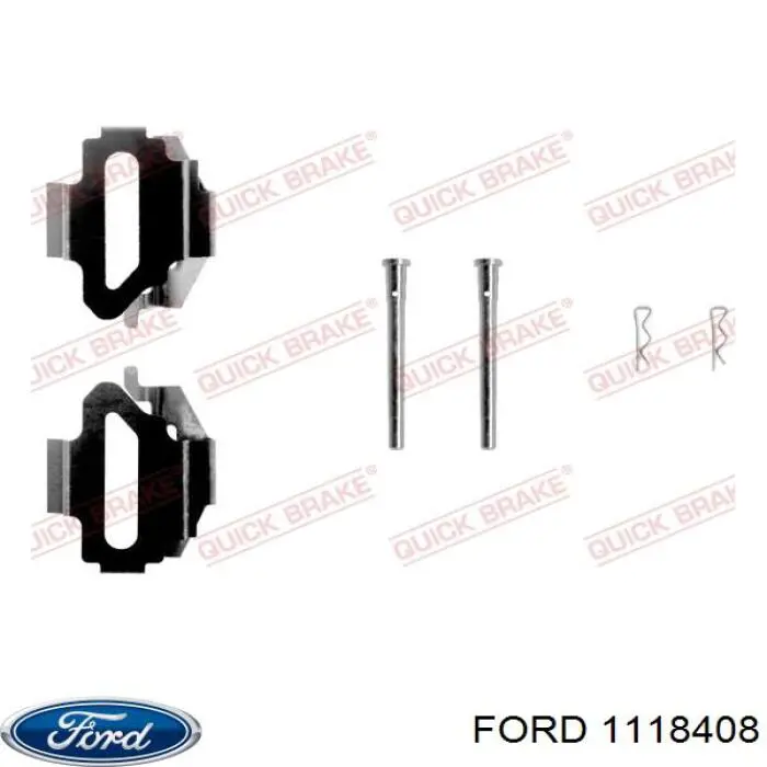 1118408 Ford pinza de freno trasera izquierda