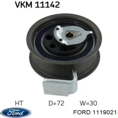 Tensor de la correa de distribución Ford 1119021 precio, desde 41,40 EUR