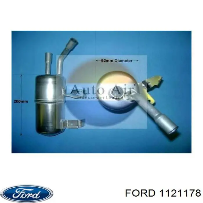 1121178 Ford receptor-secador del aire acondicionado