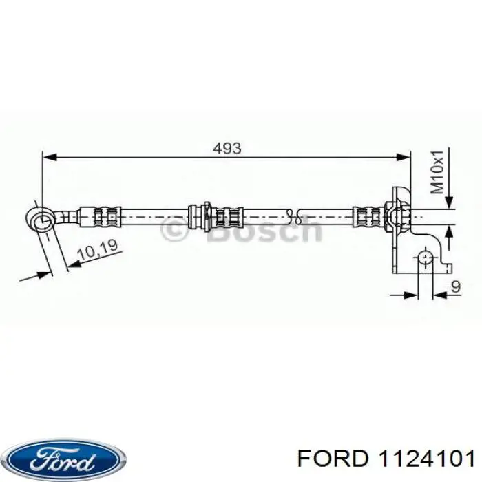 1124101 Ford Caja de cambios mecánica