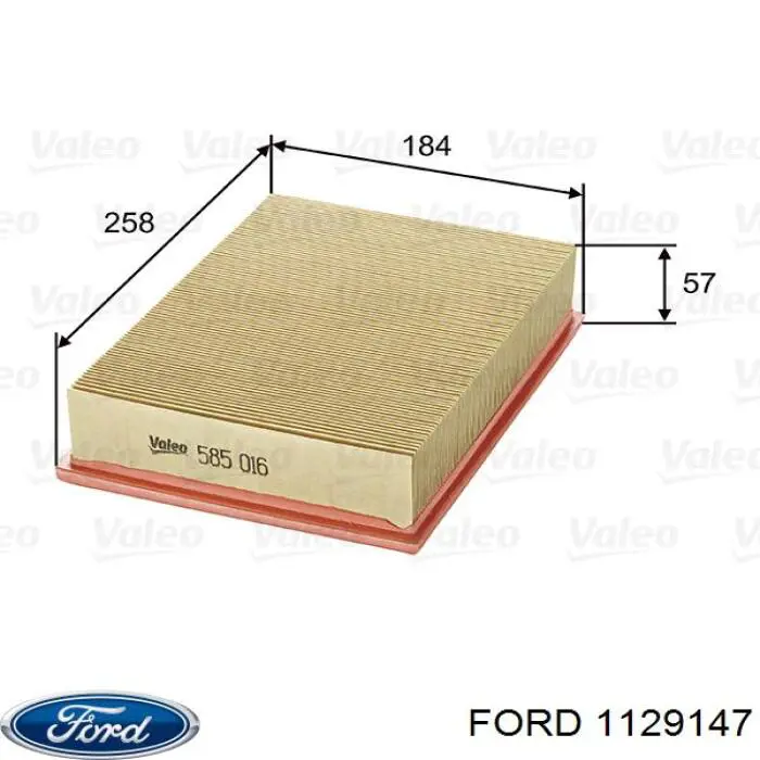 1129147 Ford filtro de aire