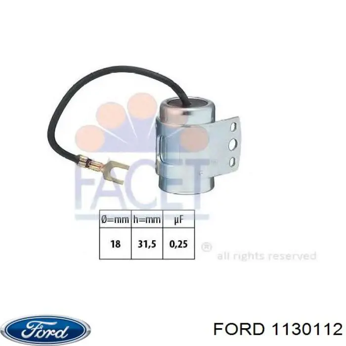 Amortiguador trasero Ford 1130112 precio, desde 69,02 EUR