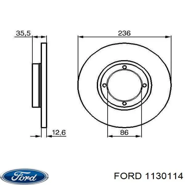 1130114 Ford amortiguador trasero