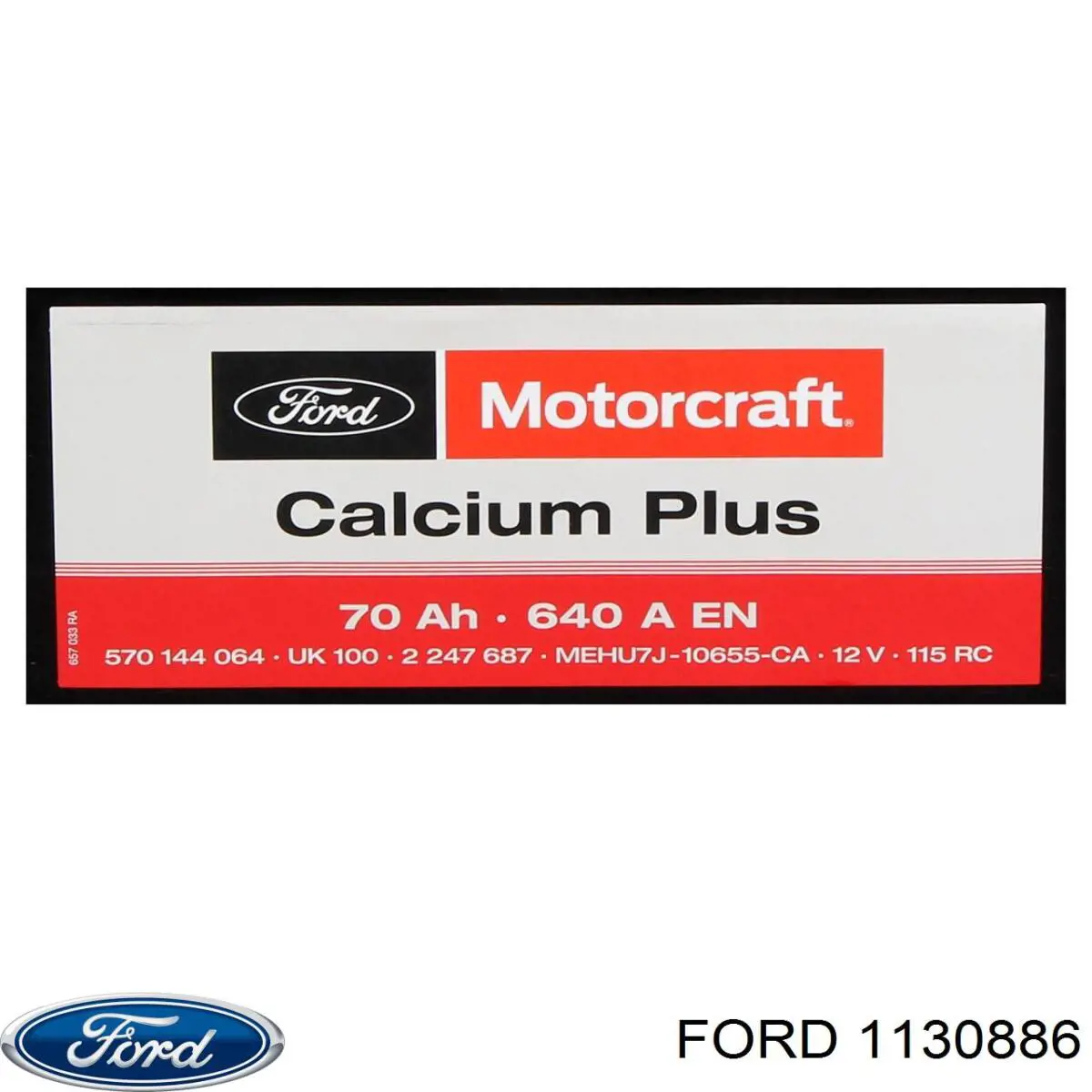 Comprar 1130886 Ford Batería de coche