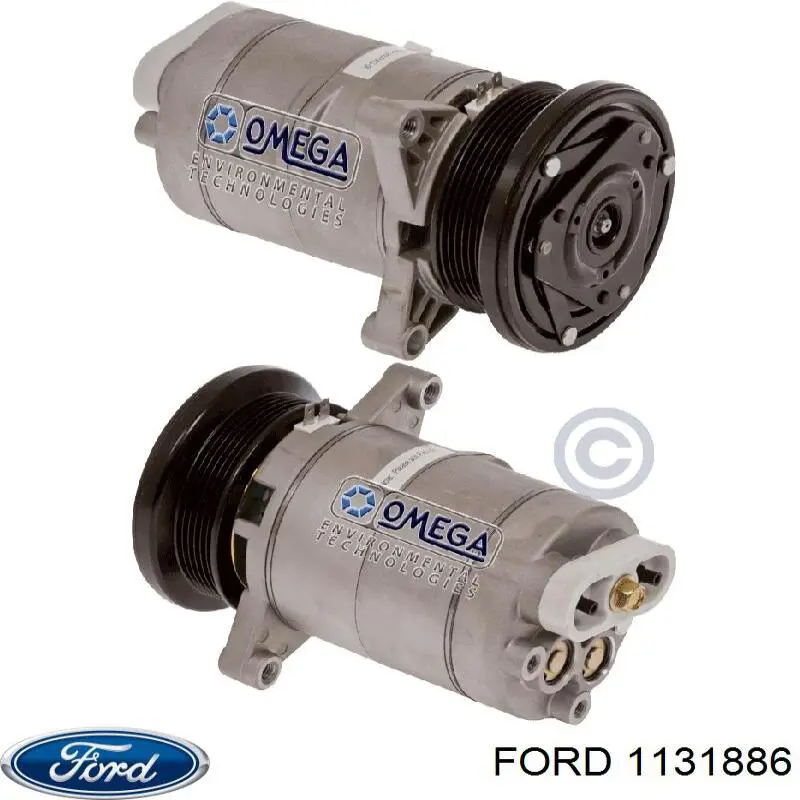 1131886 Ford radiador de aceite, bajo de filtro