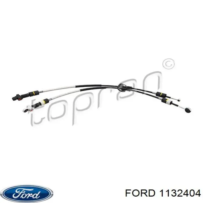 XS4R7E395HD Ford cables de caja de cambios