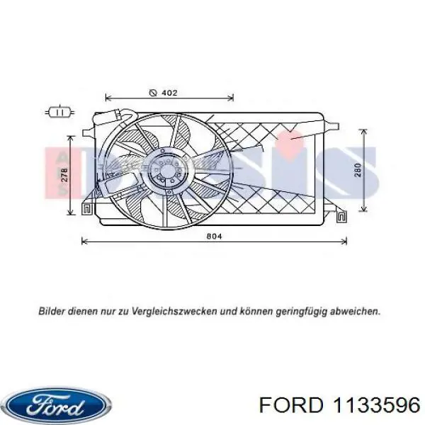 1133596 Ford amortiguador trasero
