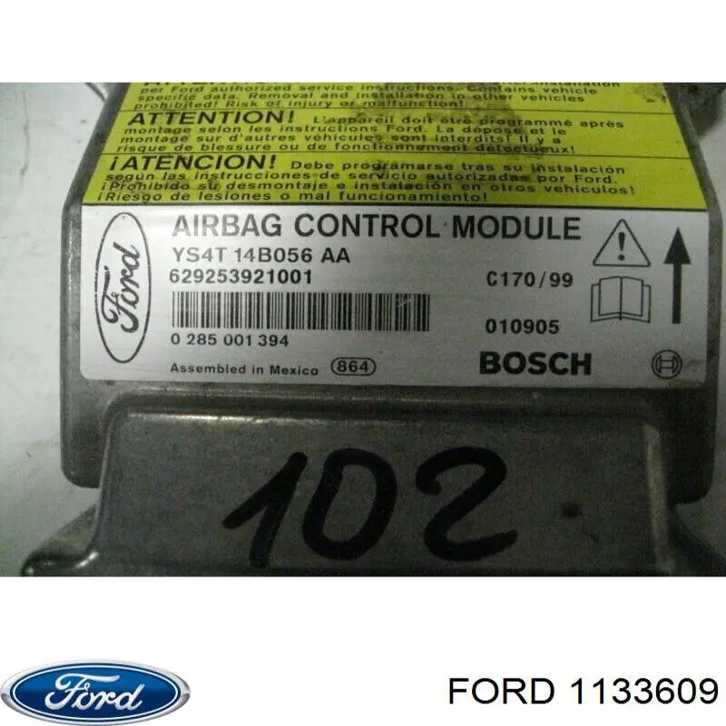 Comprar 1133609 Ford Módulo de control de airbag