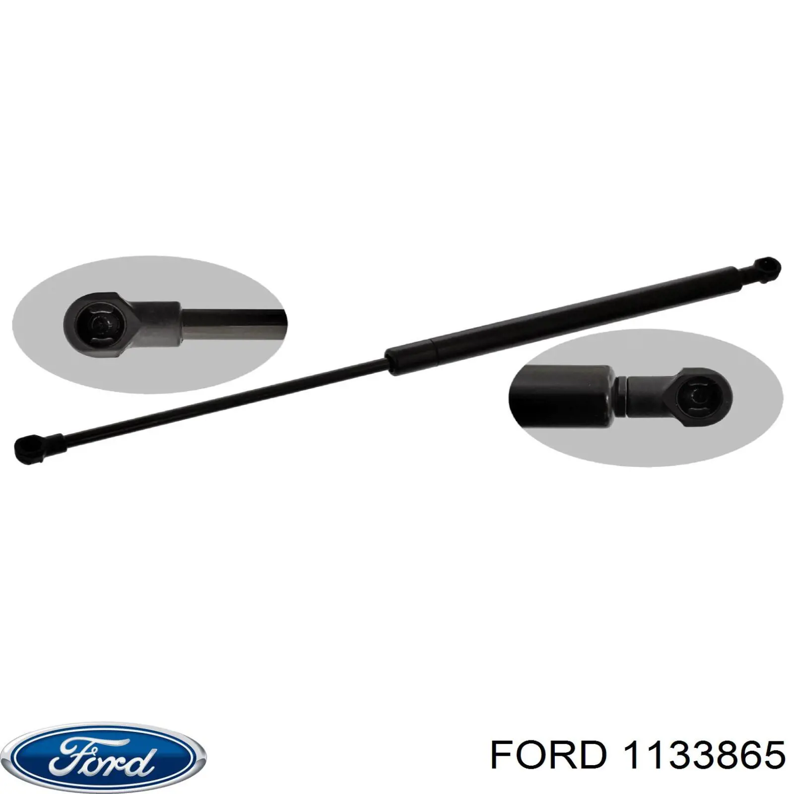 1133865 Ford muelle neumático, capó de motor