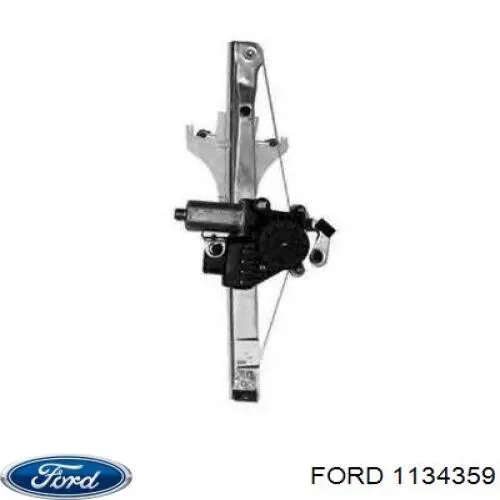 1S71F27000BM Ford mecanismo de elevalunas, puerta trasera derecha