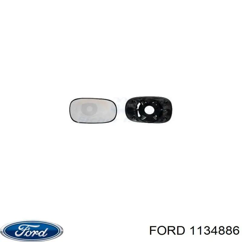 1134886 Ford cristal de espejo retrovisor exterior derecho