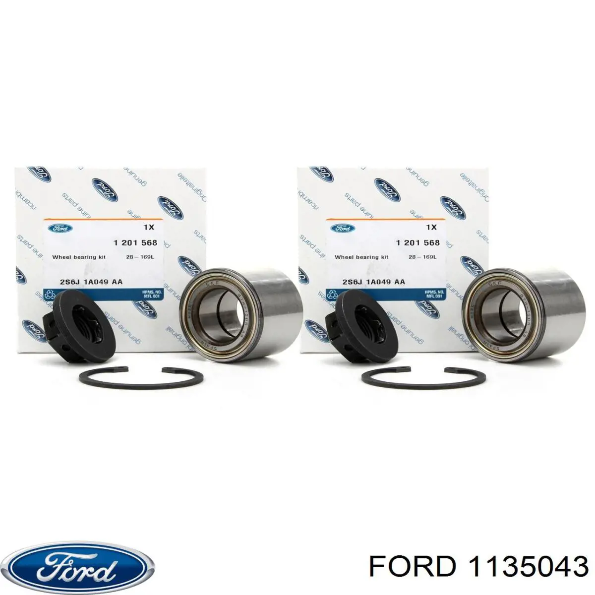 1135043 Ford cojinete de rueda trasero